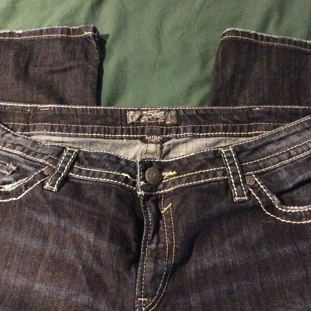 Silver jeans (tag says capris)